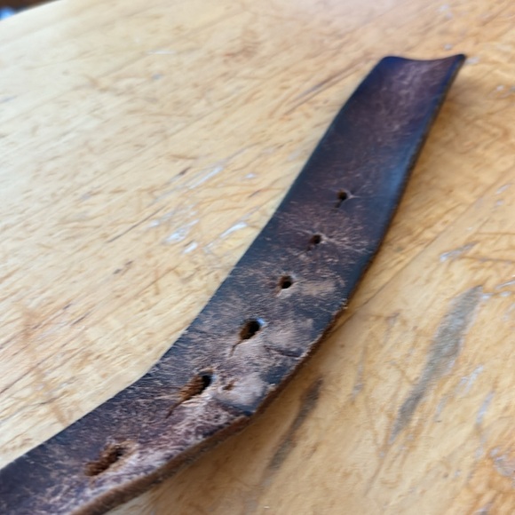 Vintage iceberg jeans, brown leather belts, size 36 super strong - Picture 3 of 4